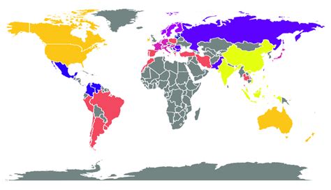 hofstede's globe map